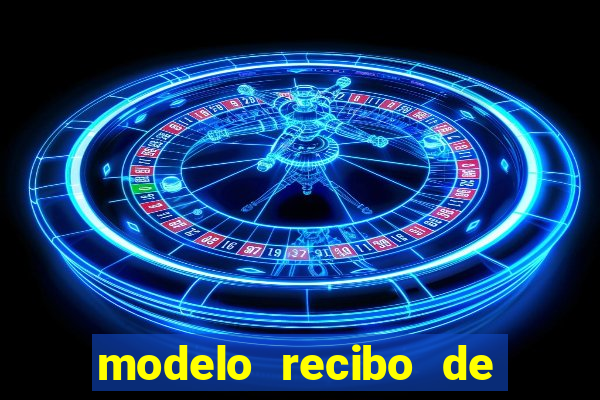 modelo recibo de pagamento autonomo